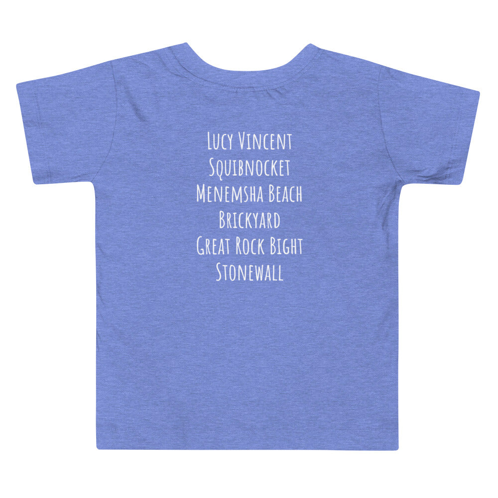 Chilmark Beaches Toddler Tee2