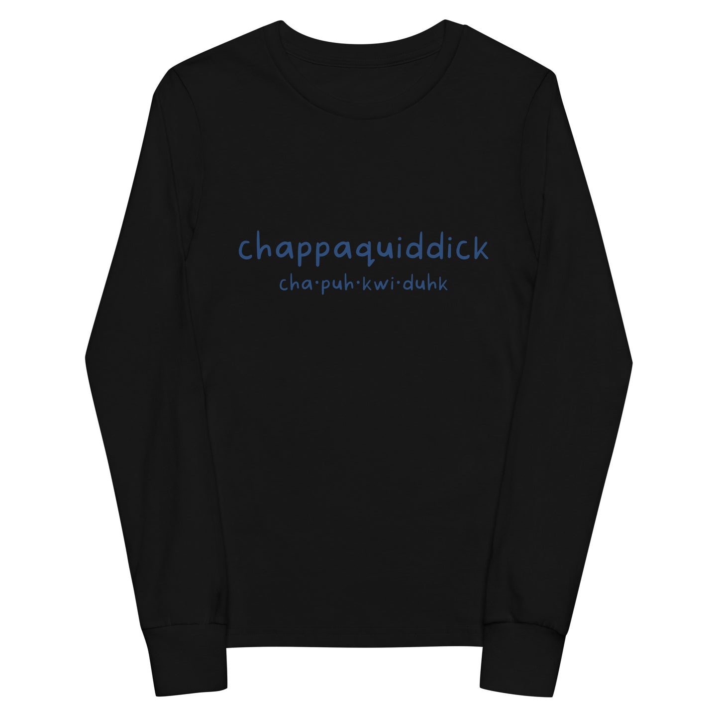 Chappaquiddick (blue) Youth long sleeve tee