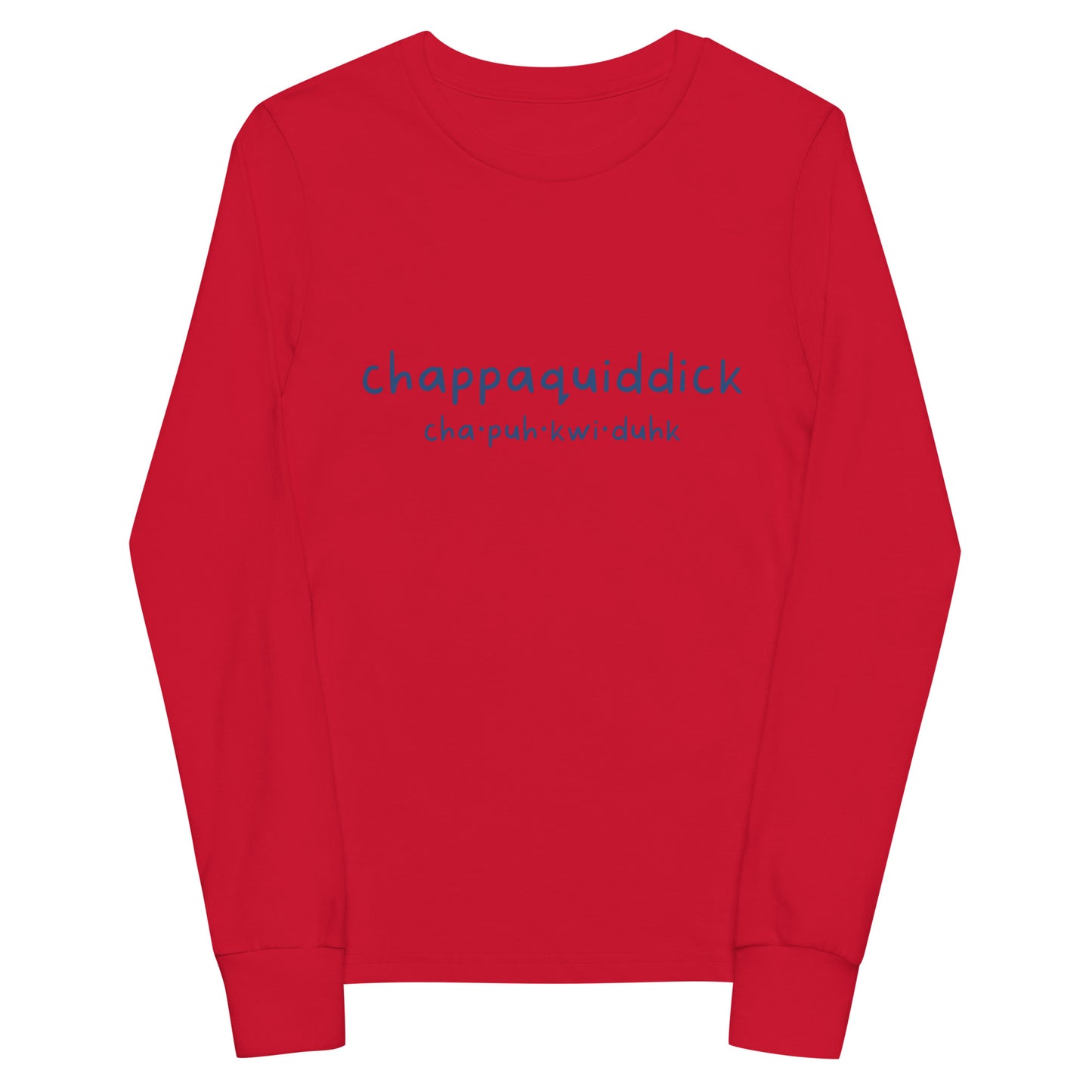 Chappaquiddick (blue) Youth long sleeve tee