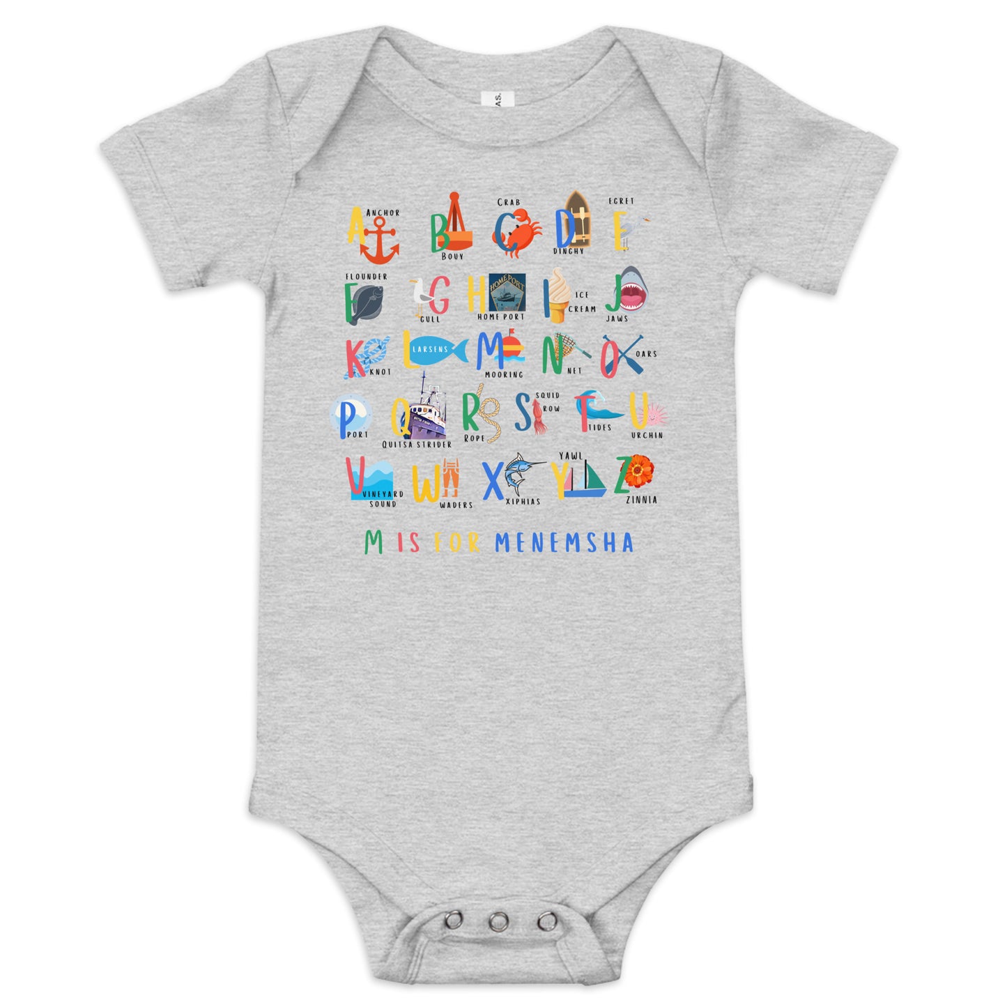 ABC Menemsha Baby Onesie