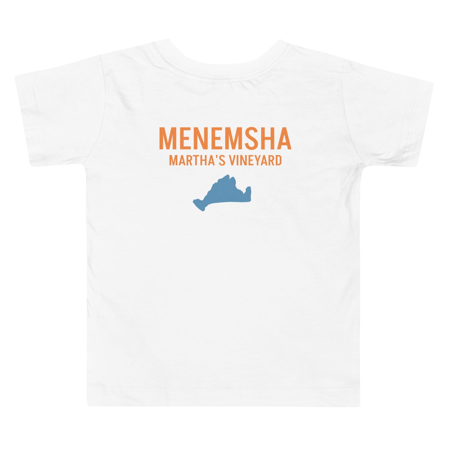 Menemsha Latitude and Longitude Toddler Tee