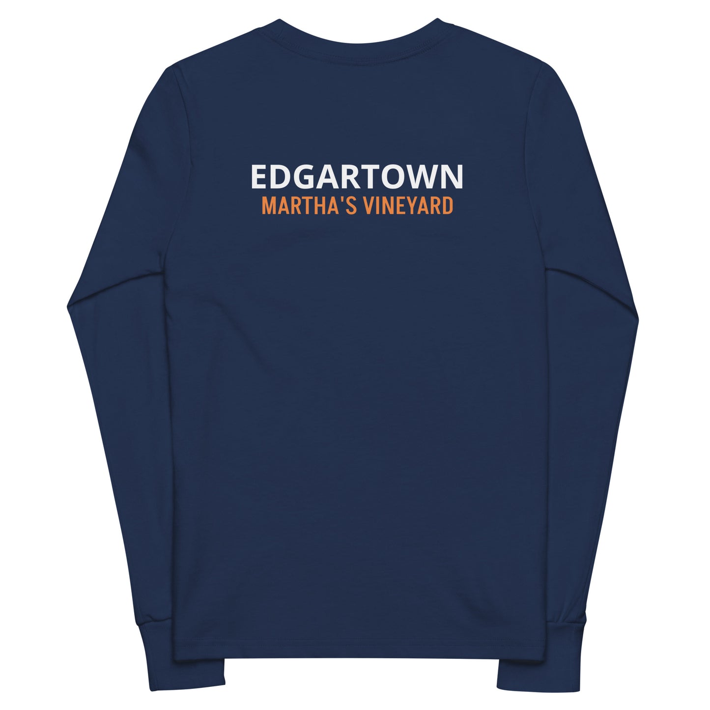 Edgartown Long and Lat Youth long sleeve tee
