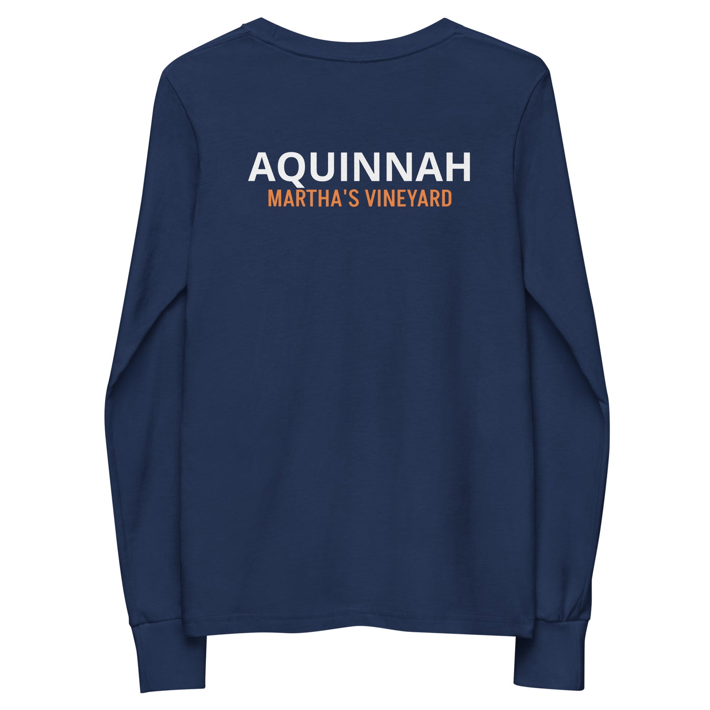 Aquinnah Youth long & lat long sleeve tee