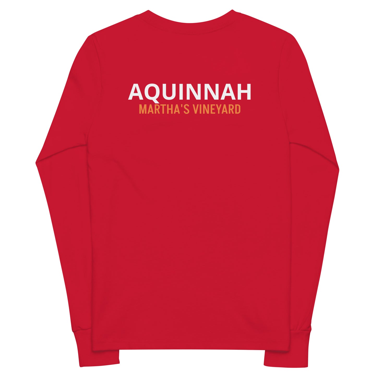 Aquinnah Youth long & lat long sleeve tee