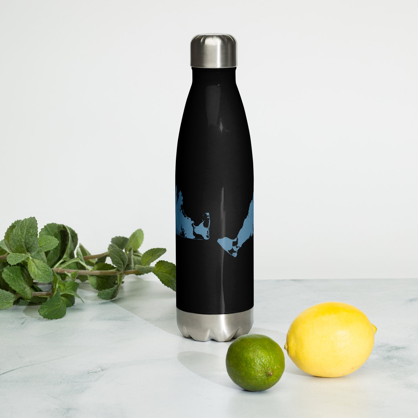MV Blue Stainless Steel Water Bottle