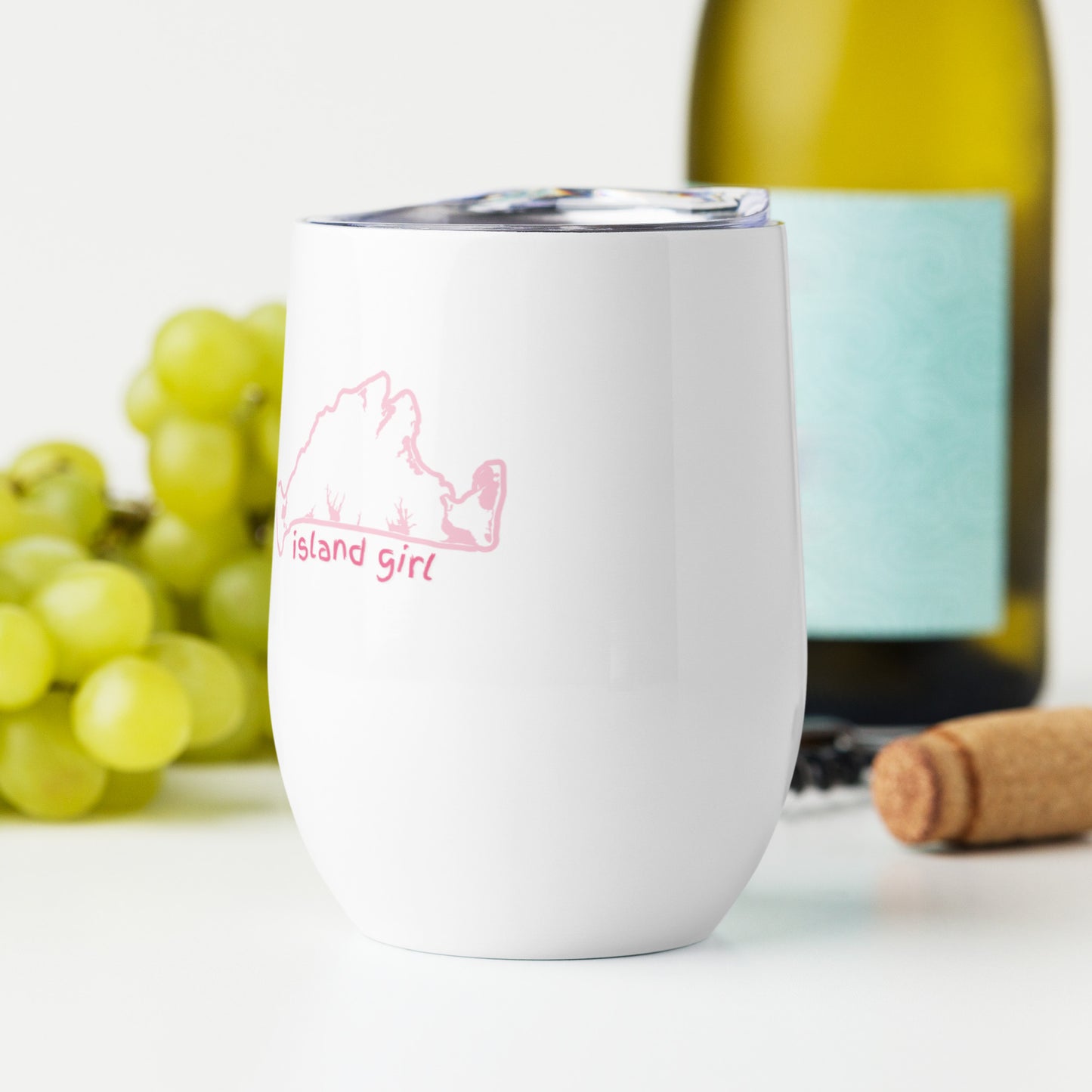 Island Girl Wine tumbler2