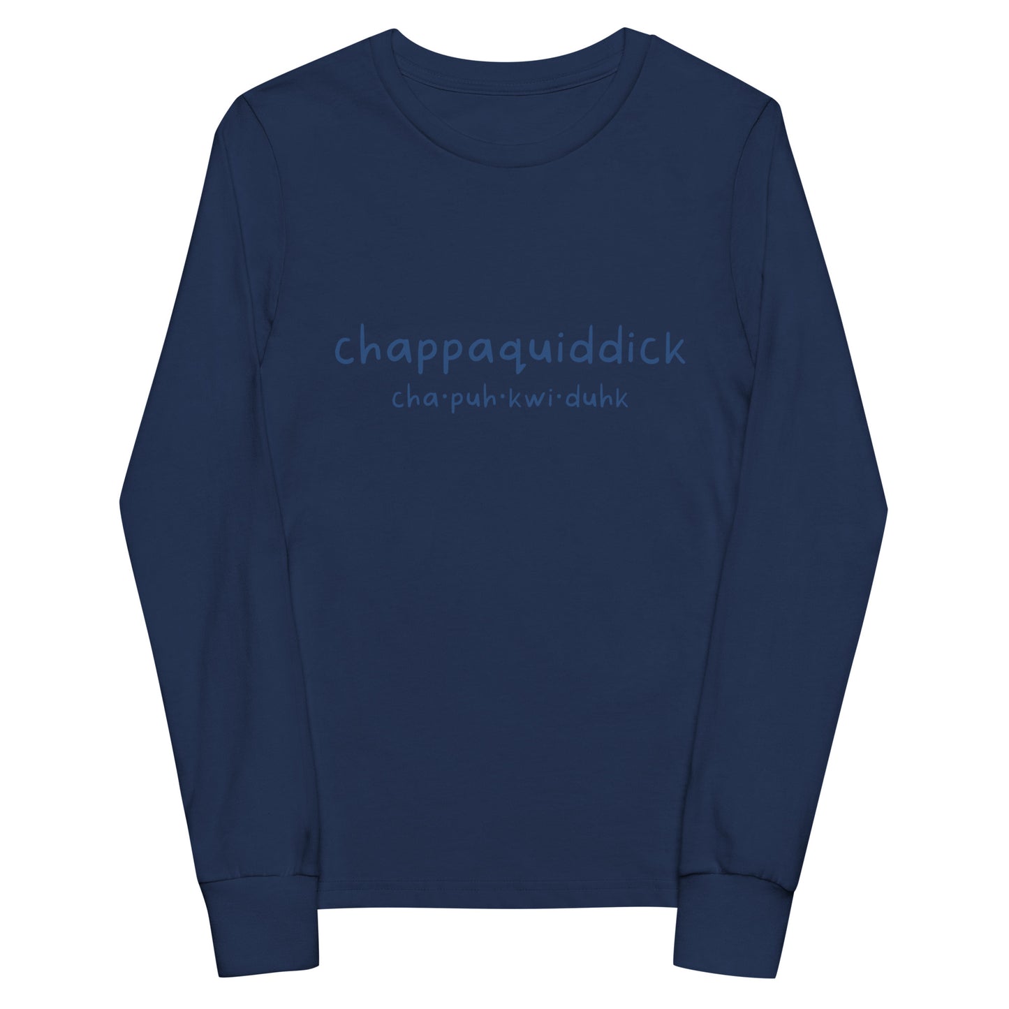 Chappaquiddick (blue) Youth long sleeve tee